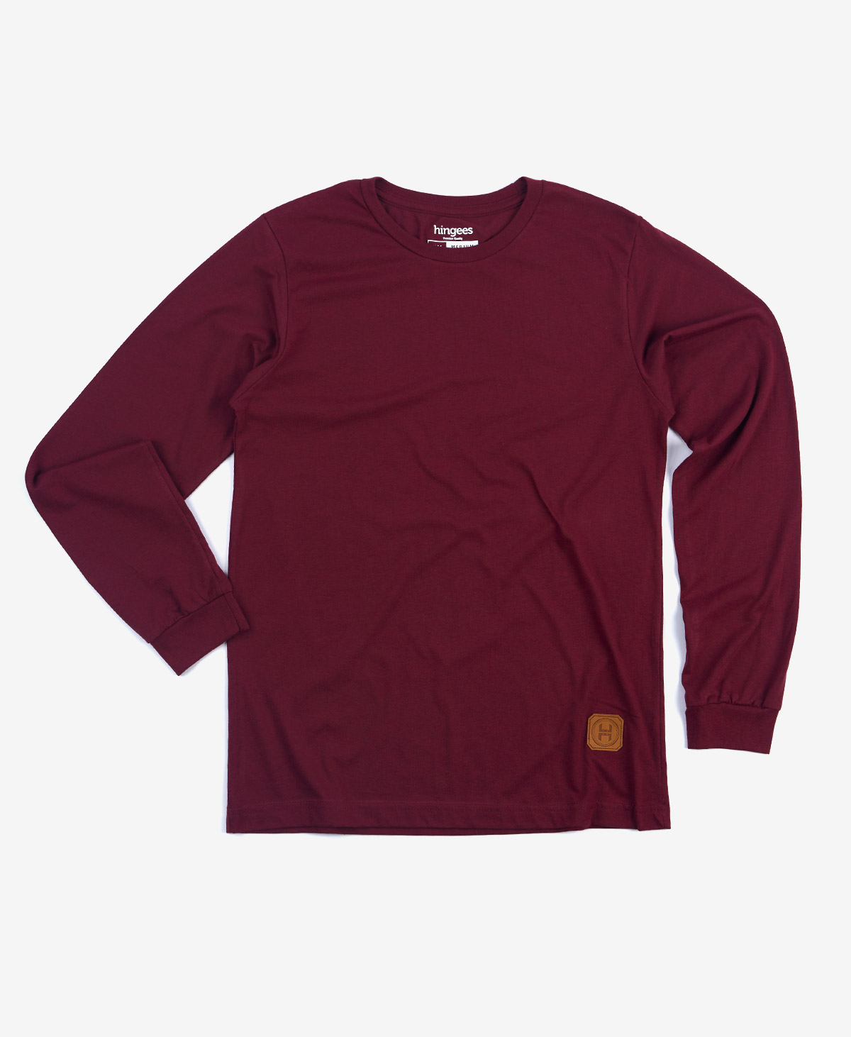 Patch Longsleeve - Heather Maroon