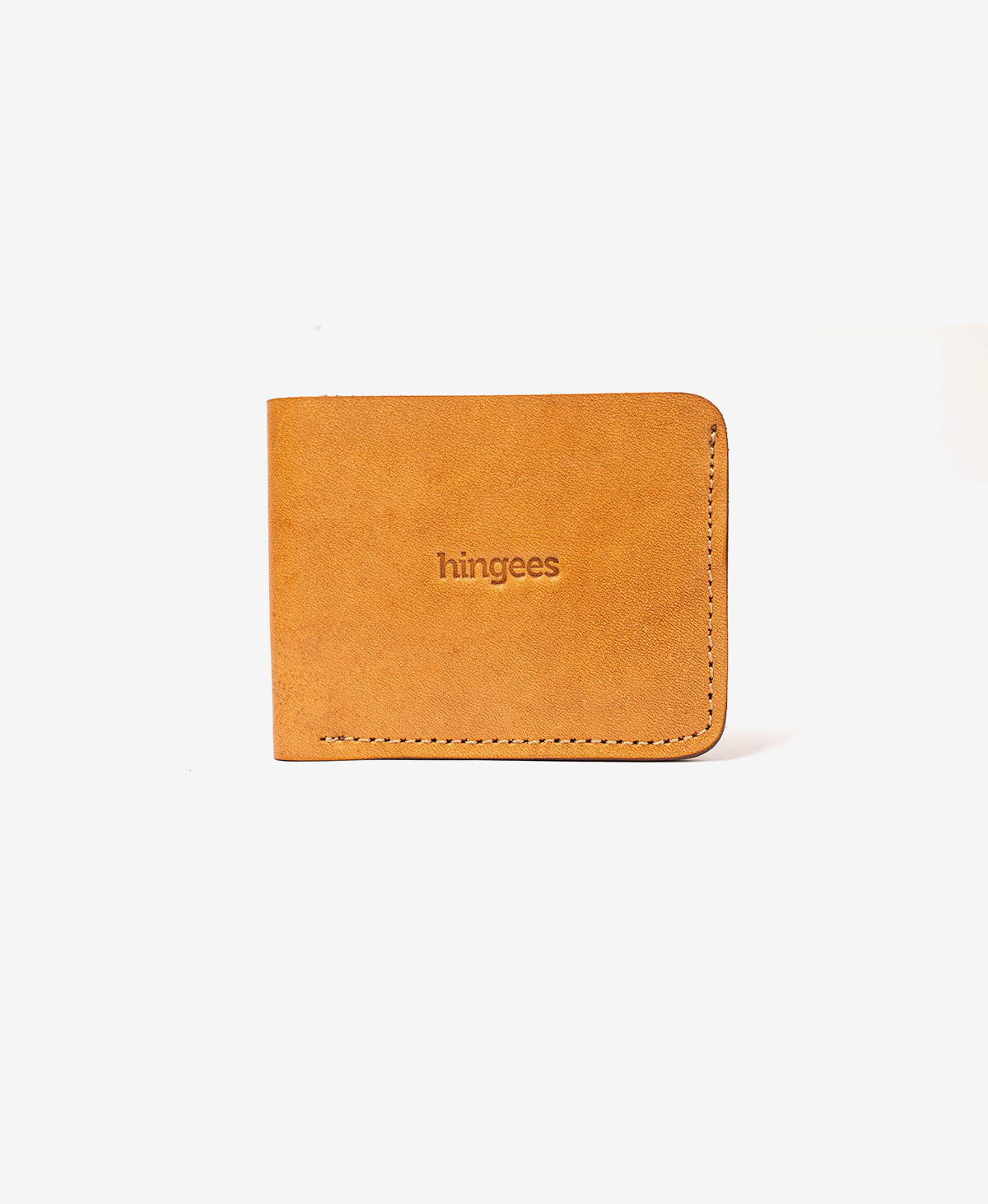 Bifold Leather Wallet - Brown - Image 3