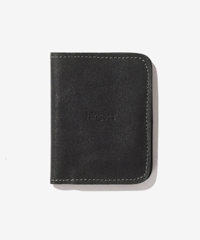 Leather Passport Holder - Black