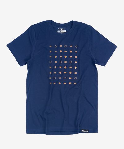 Binary:Morse Concept - Navy