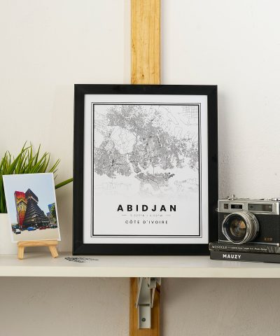 City Map Print — Abidjan