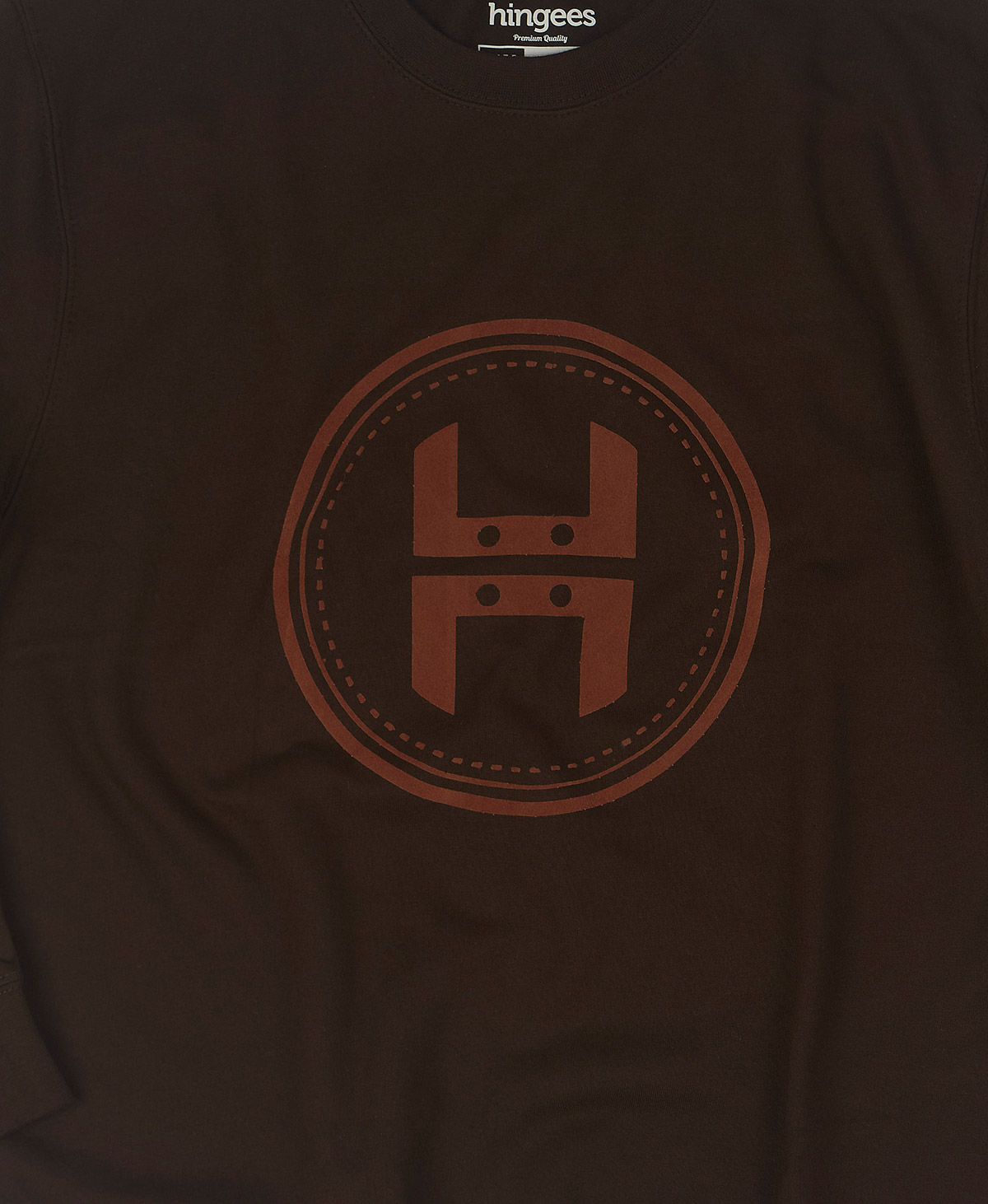 Crew neck sweat — Chocolate - Image 6