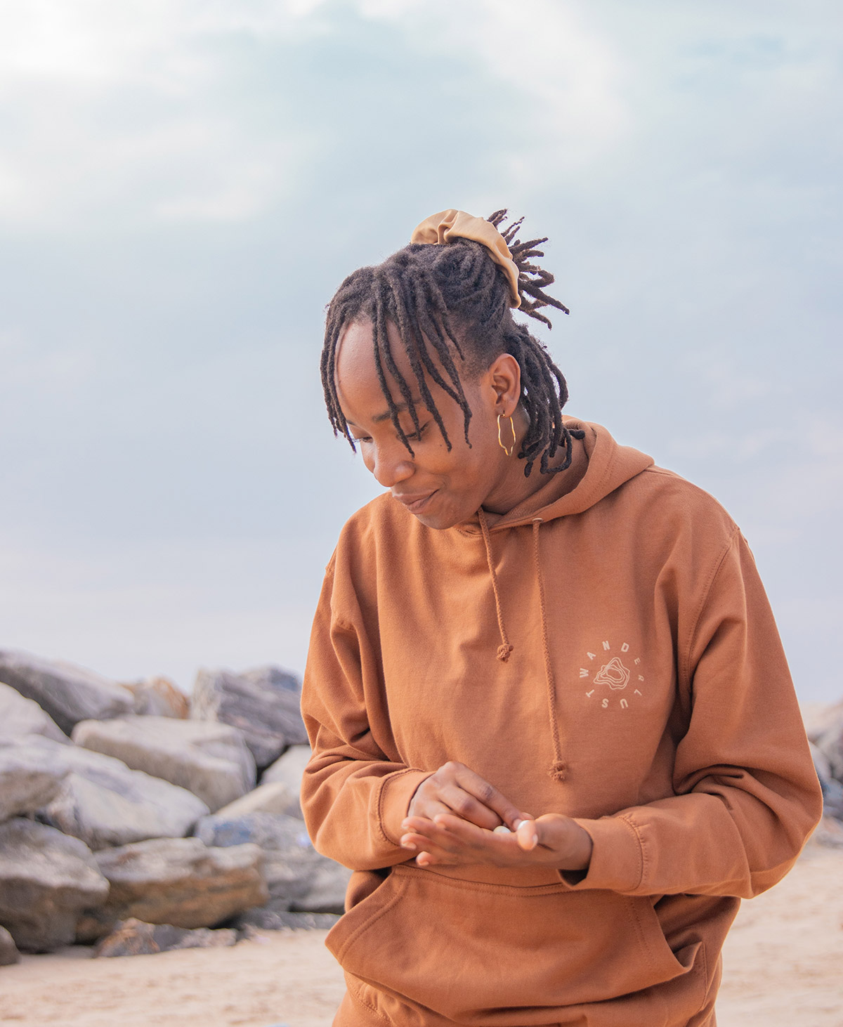 Wanderlust Hoodie — (Caramel) - Image 4