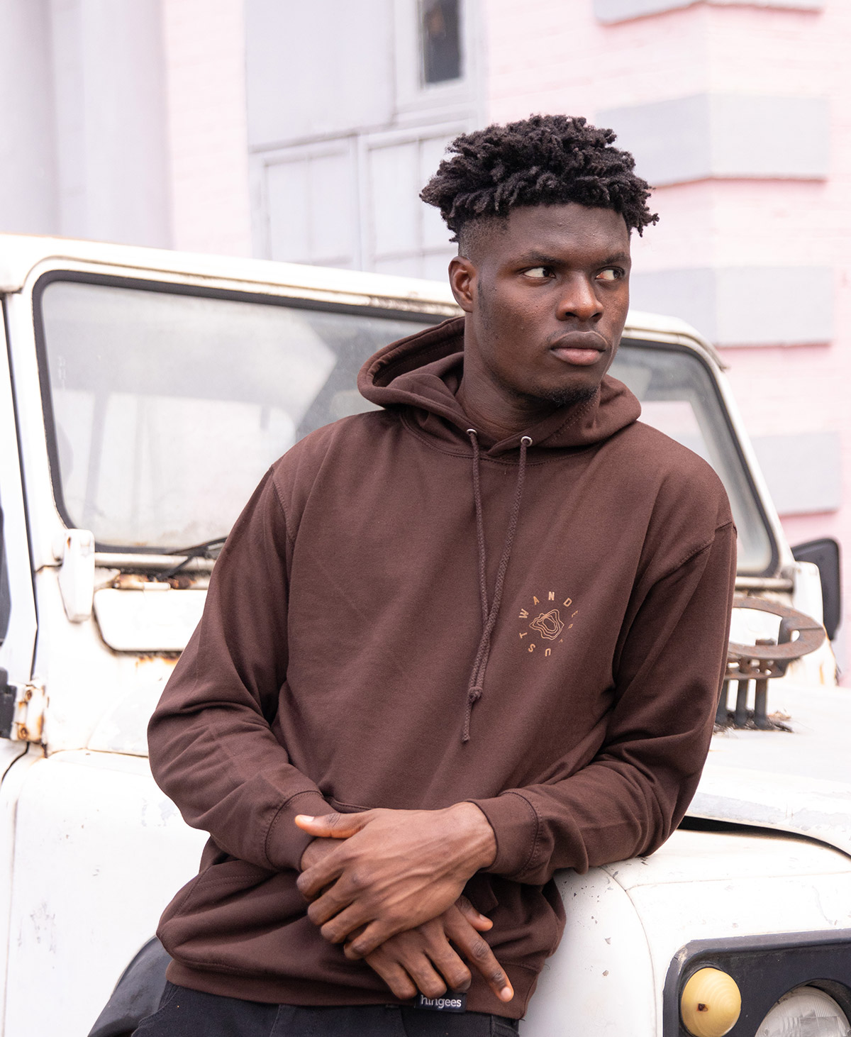 Wanderlust Hoodie — (Chocolate) - Image 5