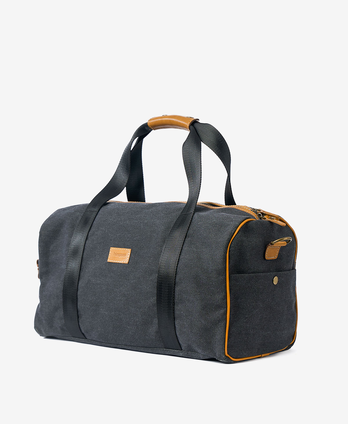 The Weekender Canvas Duffel — Dark Grey