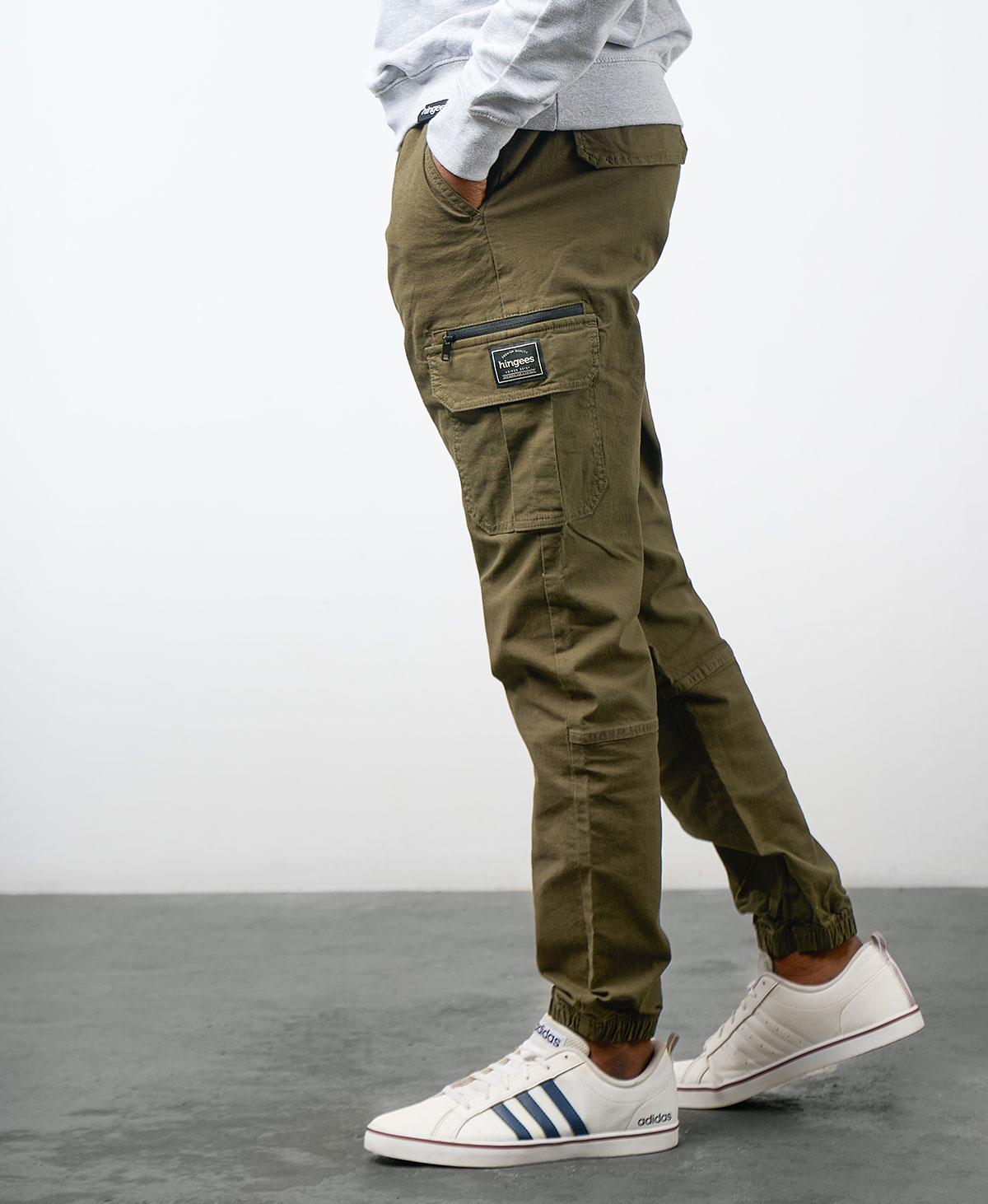 Hingees Cargo Pants Side View