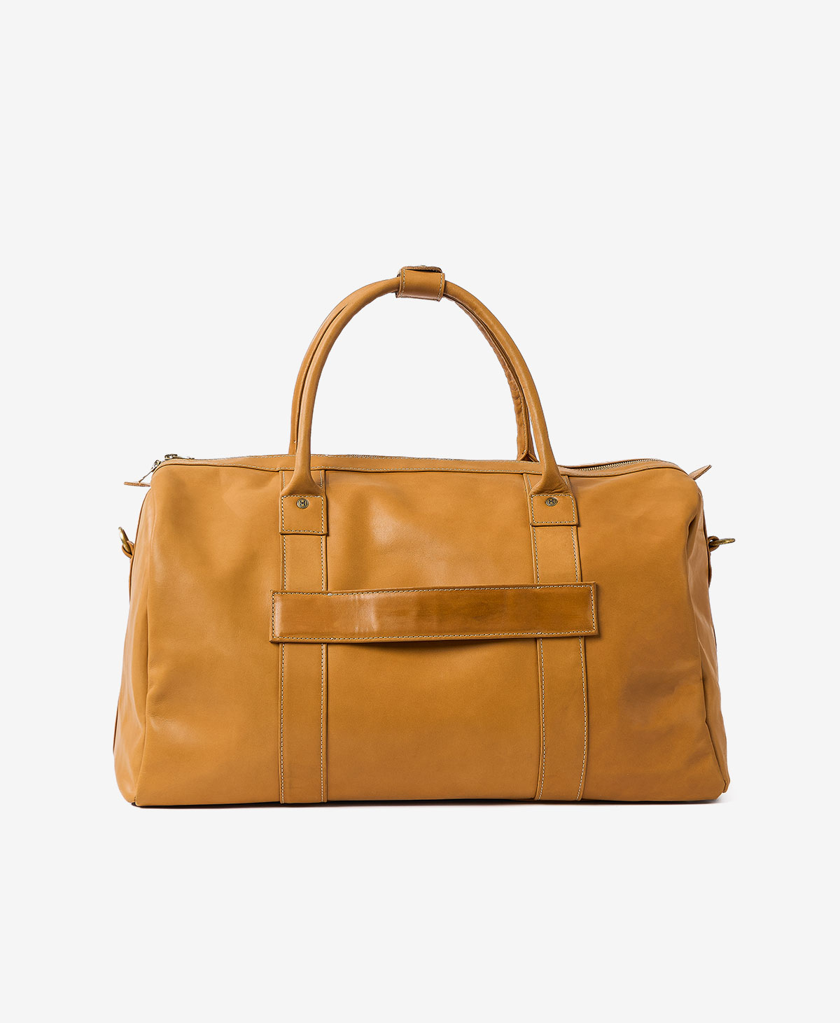 The Leather Duffel — Brown - Image 7
